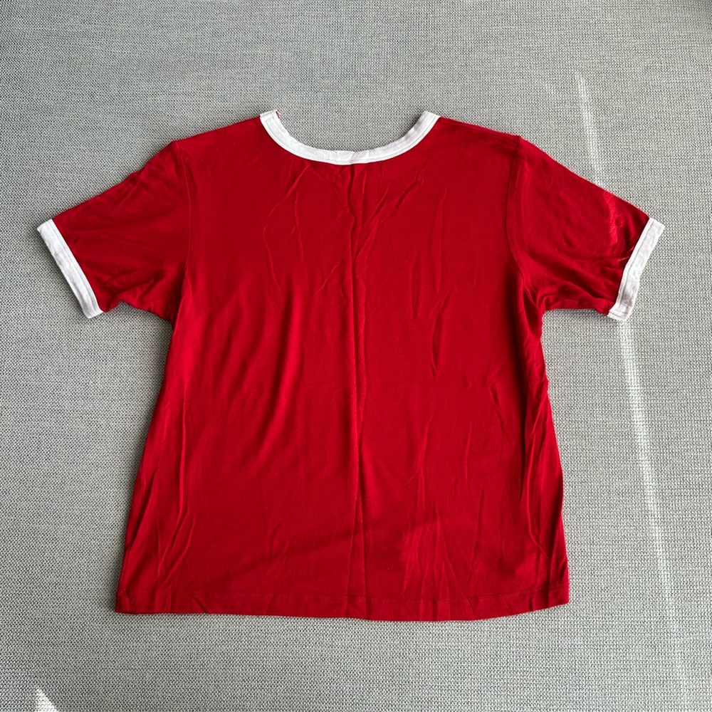 Red and White Tee* - Picture 3 of 4